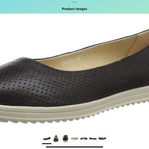 GEOX Annytah Black Leather ballet flats
Size 7.5